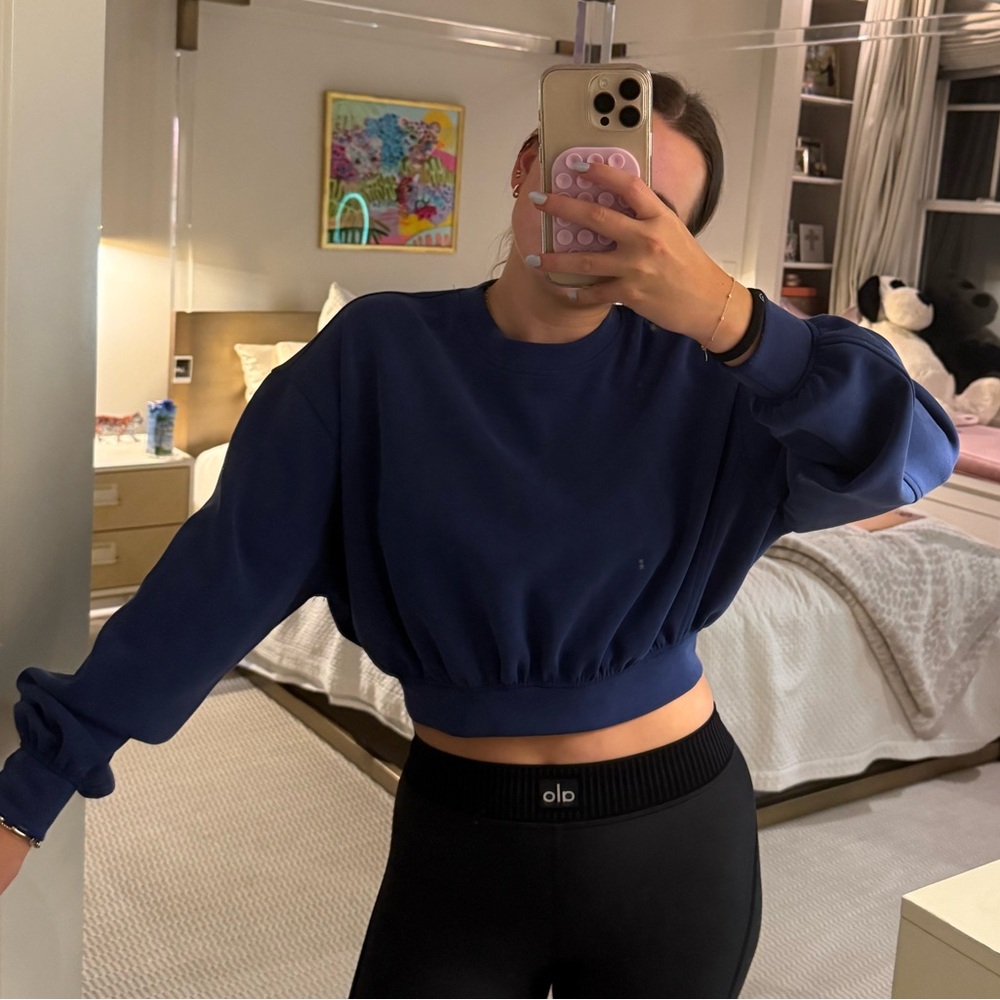 aerie cropped sweatshirt